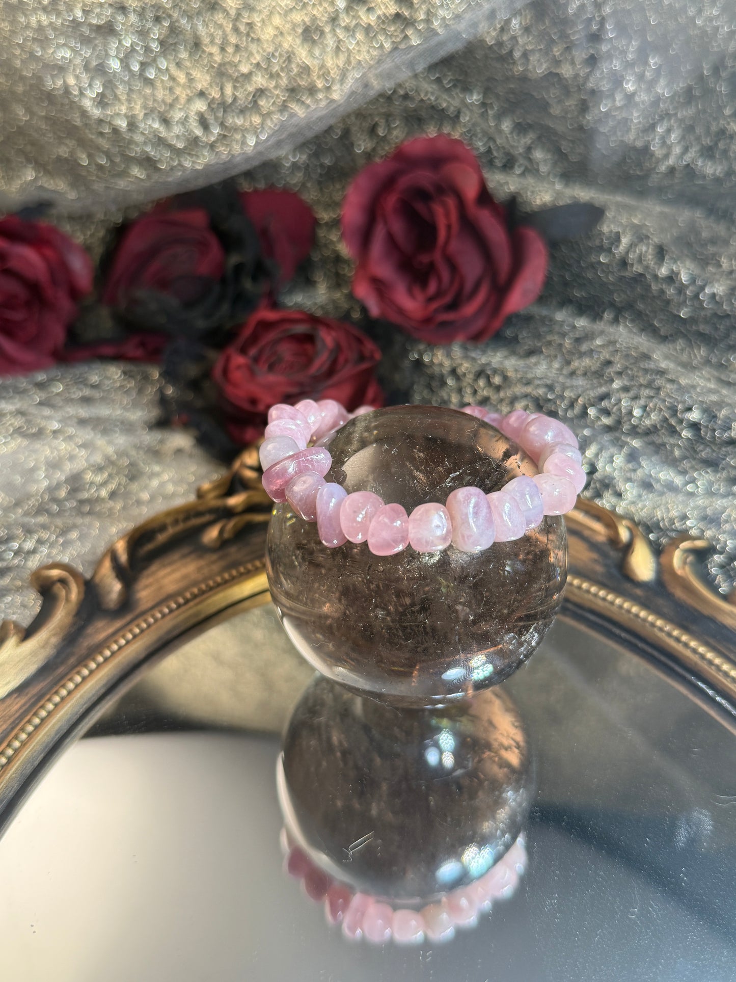 Madagascar Pink Quartz Bracelet